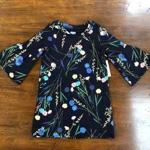 NEW GAP Floral Bell Sleeve Dress